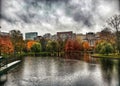 Fall beauty in Boston Massachusetts Royalty Free Stock Photo