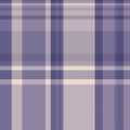 Fall check tartan seamless, french pattern texture vector. Silky fabric background plaid textile in pastel and light colors