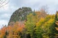 Fall color in Lake Placid NY Royalty Free Stock Photo