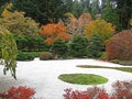 Fall color Portland Japanese Garden Royalty Free Stock Photo