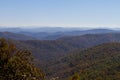 Fall Colors Along the Blue Ridge Parkway, North Carolina Royalty Free Stock Photo