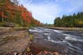 Fall Colors Along the Kettle River Royalty Free Stock Photo