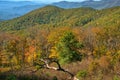 Fall Colors on the Blue Ridge Parkway Royalty Free Stock Photo