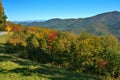 Fall Colors on the Blue Ridge Parkway Royalty Free Stock Photo