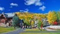 Fall colors in the Colorado mountains Royalty Free Stock Photo