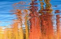 Autumn Water Reflection Royalty Free Stock Photo