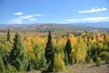 Colorado Autumn Colors in Mountain Landscape Royalty Free Stock Photo