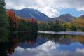 Fall Colors and Mountains Royalty Free Stock Photo