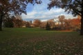 Fall colors in New York City Central Park Royalty Free Stock Photo