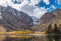 Fall colors at Parker Lake in the Eastern Sierra