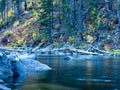 Fall colors at Tumwater Canyon Royalty Free Stock Photo