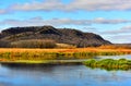 Fall Colors in Upper Mississippi Refuge Marsh Area - New Albin, Iowa