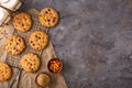 Fall cookies with candy Royalty Free Stock Photo