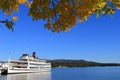 Fall cruise on the steamboat Lac Du Saint Sacrement on Lake George, New York,October,2013