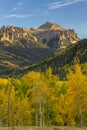 Fall Day along Owl Creek Pass outside of Ridgway Colorado Royalty Free Stock Photo
