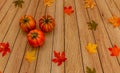 Fall Decor- Pumpkins and Leaves