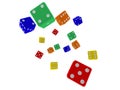 Fall of the dice Royalty Free Stock Photo