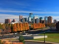 Fall in downtown Minneapolis Royalty Free Stock Photo