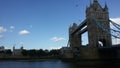 Fall in England - The Tower Bridge - evening Royalty Free Stock Photo