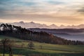 Fall Evening Landscape Royalty Free Stock Photo