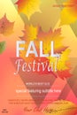 Fall festival party Flyer