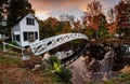 Fall Foliage Acadia National Park in Autumn Royalty Free Stock Photo