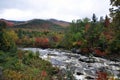 Fall Foliage in Adirondack Mountains Royalty Free Stock Photo