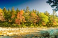 Fall foliage of New England, USA Royalty Free Stock Photo