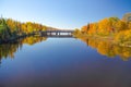 Michigan Fall Color Tour Panorama Royalty Free Stock Photo