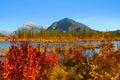 Vermilion lakes area at Banff national park Canada