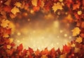 Fall Garland stock photoThanksgiving - Holiday, Backgrounds, Autumn, Textured Effect, Leaf