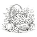 fall Harvest cornucopia ai generated