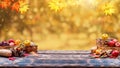 Fall harvest cornucopia. Autumn season. Thanksgiving day concept Royalty Free Stock Photo