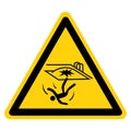 Fall Hazard Symbol Sign, Vector Illustration, Isolate On White Background Label. EPS10 Royalty Free Stock Photo