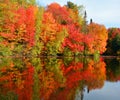 Fall landscape eastern townships Royalty Free Stock Photo