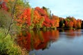 Fall landscape eastern townships Royalty Free Stock Photo