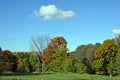 Fall landscape eastern townships Quebec Royalty Free Stock Photo