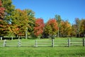 Fall landscape eastern townships Quebec Royalty Free Stock Photo