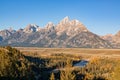 Fall Landscape at Snake River Overlook Royalty Free Stock Photo