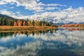Fall landscape at the Teton Range, from Oxbow Bend, Grand Teton National Park, Wyoming