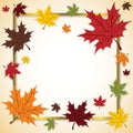 Fall Leaf Thanksgiving frame card