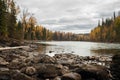 Autumn River - Forest - Water - Rocks - Fall Colors Royalty Free Stock Photo