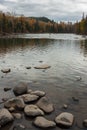 Bulkley River Fall Colors Royalty Free Stock Photo