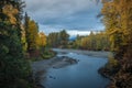 Kispiox River - Fall Colors of Northern BC Royalty Free Stock Photo