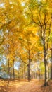 Fall Leaves at Pewits Nest, Baraboo, Wisconsin, USA Royalty Free Stock Photo