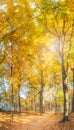 Fall Leaves at Pewits Nest, Baraboo, Wisconsin, USA Royalty Free Stock Photo