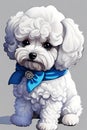 Lovable Bichon Frise Portrait