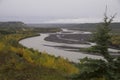 Fall Matanuska River Alaska Royalty Free Stock Photo