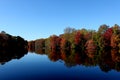 Fall At Moore's Lake Dover Delaware Royalty Free Stock Photo