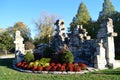 Fall mums at Tower Grove Park